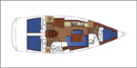 plan beneteau oceanis 40,plannung Beneteau oceanis 40,charter boat,Charter Boot,voguesails.com