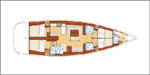 plan Beneteau Oceanis 54,Plannung Beneteau Oceanis 54,yacht booker,Yachtbooker,voguesails.com,Kos
