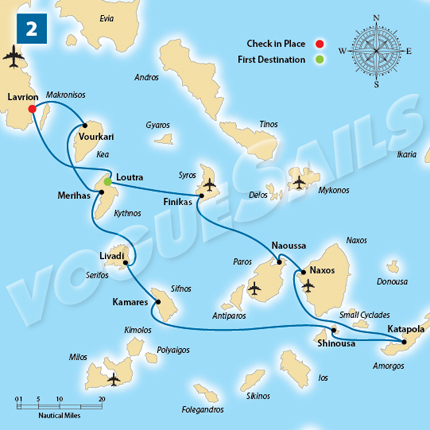 lavrion,sailing yacht charter in greece,Segelcharter Griechenland,voguesails.com,Santorini